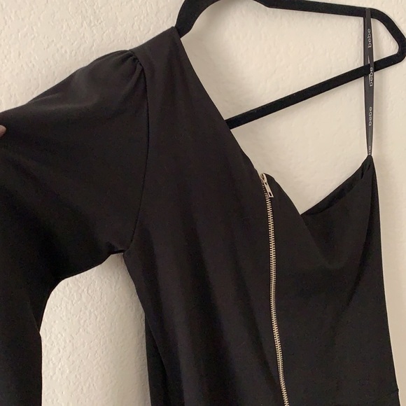 Kardashians for Bebe One Shoulder Pleated Dress - Picture 9 of 14